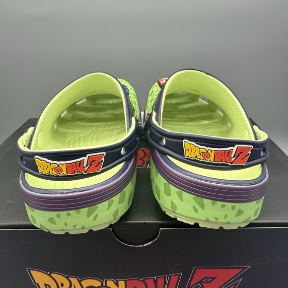 Crocs Dragon Ball Z Cell Green Classic Clogs Mens 9‎ Womens 11 MSRP $70 - Picture 2 of 10